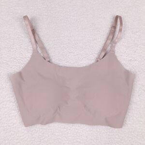 Thirdlove seamless wireless scoop neck bra lightweight stretch smooth dusty pink